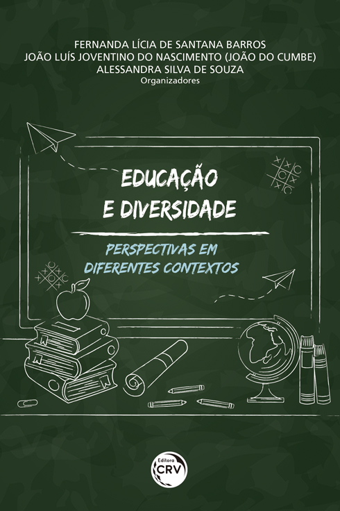 Capa do livro: EDUCAÇÃO E DIVERSIDADE:<br> perspectivas em diferentes contextos