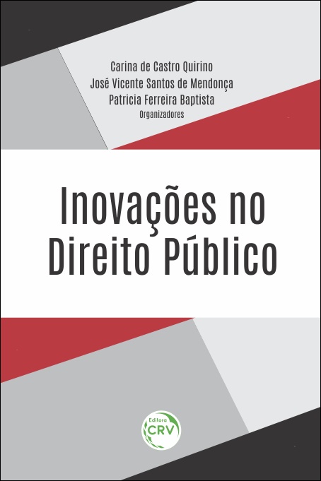 Capa do livro: INOVAÇÕES NO DIREITO PÚBLICO