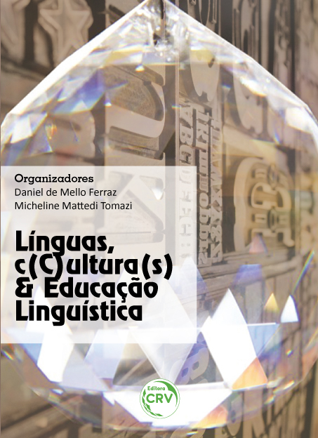 Capa do livro: LÍNGUAS, C(C)ULTURA(S) E EDUCAÇÃO LINGUÍSTICA