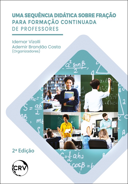 Capa do livro: Uma sequência didática sobre fração para formação continuada de professores – 2ª Edição