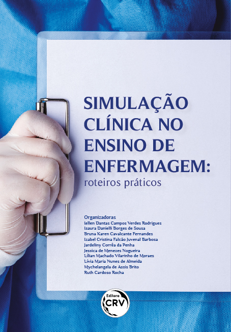 Capa do livro: SIMULAÇÃO CLÍNICA NO ENSINO DE ENFERMAGEM: <br>roteiros práticos