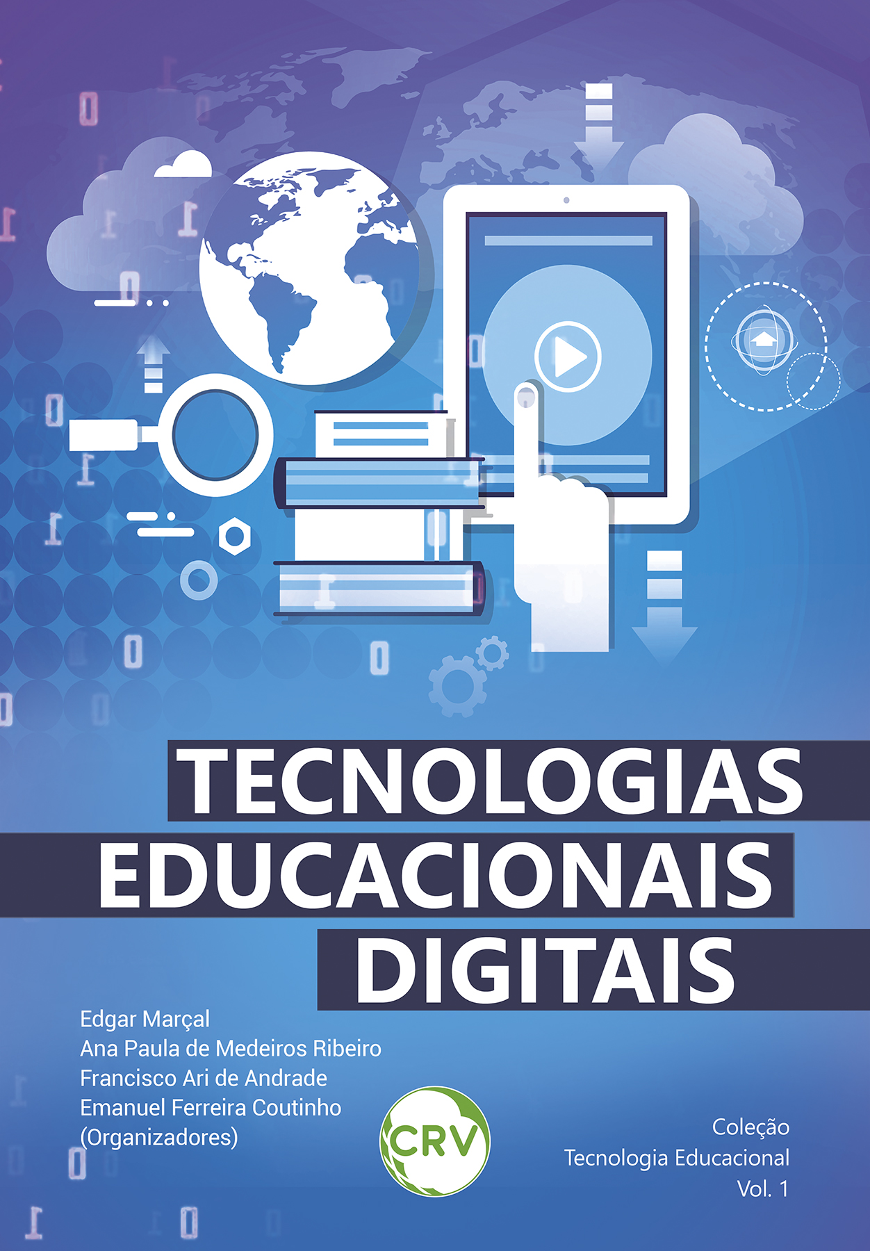 Capa do livro: Tecnologias educacionais digitais - Vol.: 01