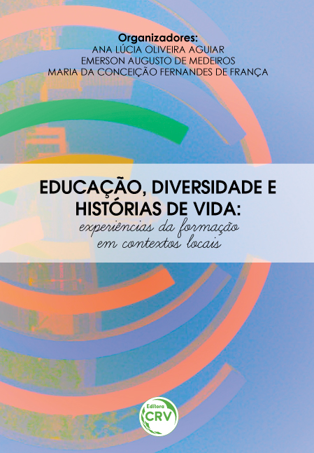 Capa do livro: EDUCAÇÃO, DIVERSIDADE E HISTÓRIAS DE VIDA:<br>experiências da formação em contextos locais