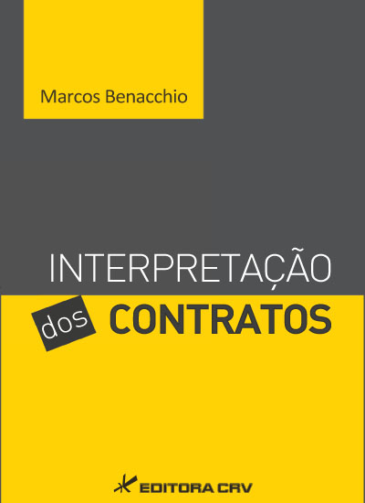 Capa do livro: INTERPRETAÇÃO DOS CONTRATOS