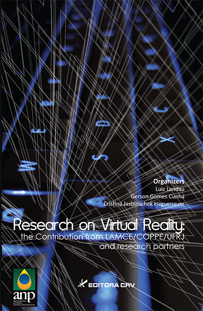 Capa do livro: RESEARCH ON VIRTUAL REALITY:<BR>The contribuition from LANCE/COPPE/UFRJ and research partners  