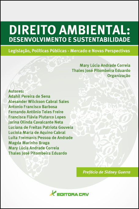 Capa do livro: DIREITO AMBIENTAL:<BR>desenvolvimento e sustentabilidade legislação, políticas públicas - mercado e novas perspectivas