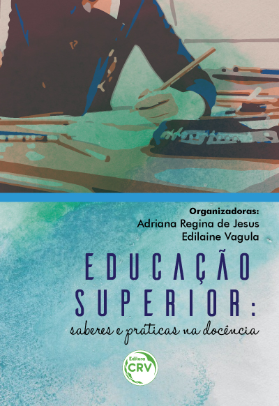 Capa do livro: EDUCAÇÃO SUPERIOR:<br> saberes e práticas na docência