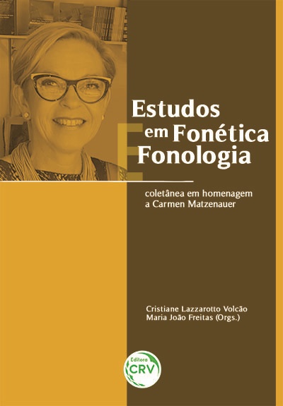 Capa do livro: ESTUDOS EM FONÉTICA E FONOLOGIA: <br>coletânea em homenagem a Carmen Matzenauer