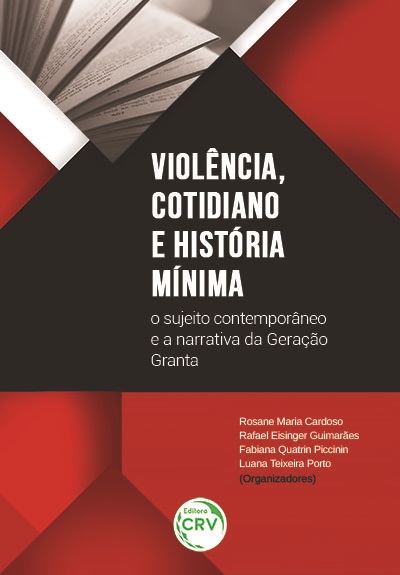 Capa do livro: VIOLÊNCIA, COTIDIANO E HISTÓRIA MÍNIMA:  <br>o sujeito contemporâneo e a narrativa da Geração Granta