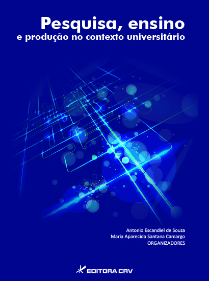 Capa do livro: PESQUISA, ENSINO E PRODUÇÃO NO CONTEXTO UNIVERSITÁRIO