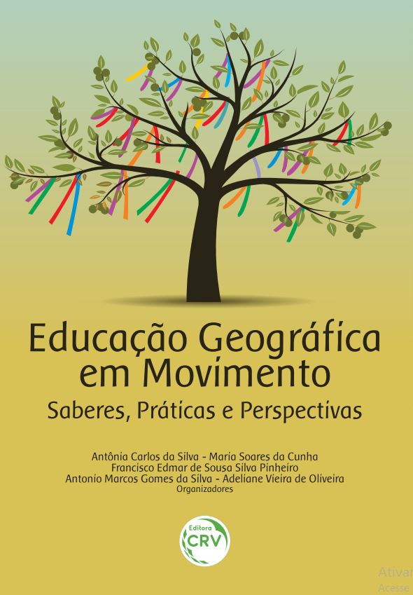 Capa do livro: EDUCAÇÃO GEOGRÁFICA EM MOVIMENTO: <br>saberes, práticas e perspectivas