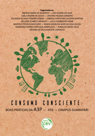 Capa do livro: CONSUMO CONSCIENTE: <br>Boas Práticas da A3P – IFES – Campus Guarapari