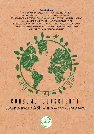 Capa do livro: CONSUMO CONSCIENTE: <br>Boas Práticas da A3P – IFES – Campus Guarapari