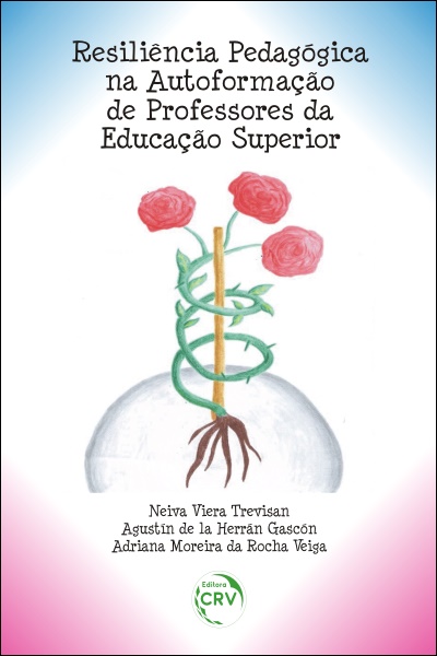 Capa do livro: RESILIÊNCIA PEDAGÓGICA NA AUTOFORMAÇÃO DE PROFESSORES DA EDUCAÇÃO SUPERIOR