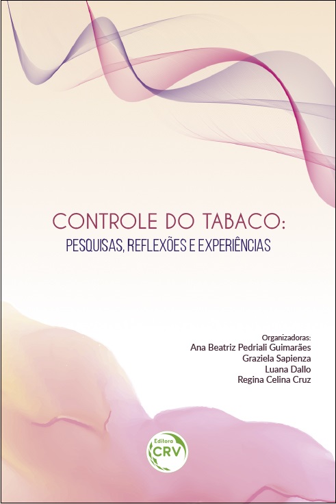 Capa do livro: CONTROLE DO TABACO:<br>pesquisas, reﬂexões e experiências