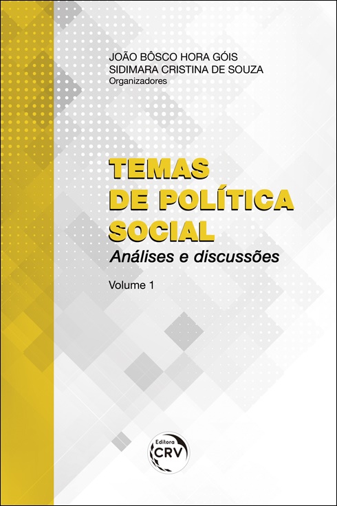 Capa do livro: TEMAS DE POLÍTICA SOCIAL: <br> análises e discussões <br>Volume 1