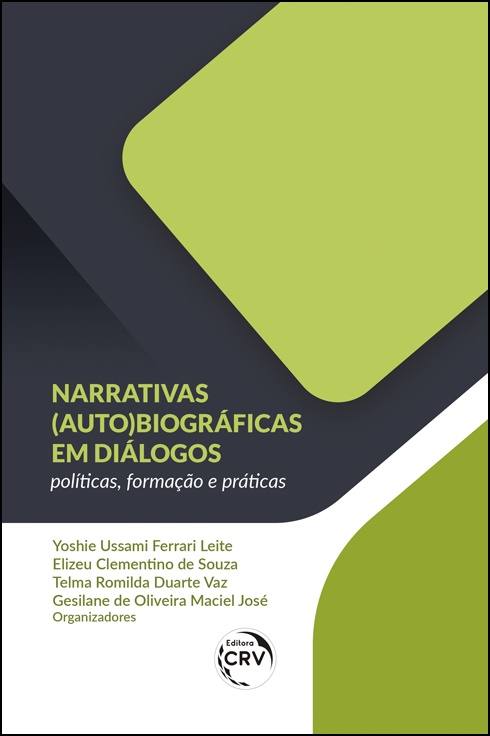 Capa do livro: Narrativas (auto)biográficas em diálogos:  <br>políticas, formação e práticas