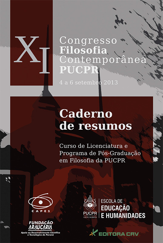 Capa do livro: CADERNOS DE RESUMOS<br>XI Congresso de Filosofia Contemporânea da PUCPR