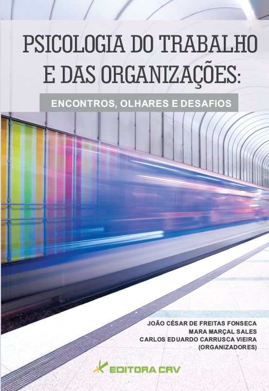 Capa do livro: PSICOLOGIA DO TRABALHO E DAS ORGANIZAÇÕES:<BR> encontros, olhares e desafios