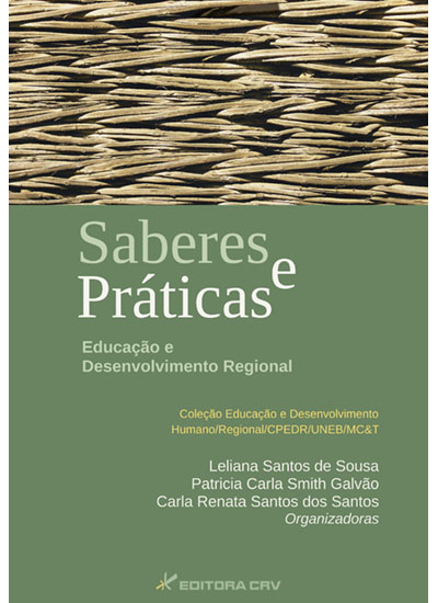 Capa do livro: SABERES E PRÁTICAS:<br>educação e desenvolvimento regional