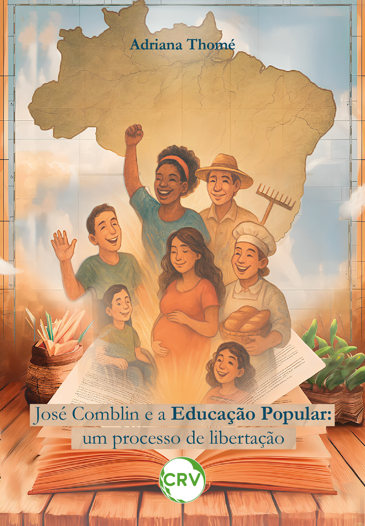 Capa do livro: José Comblin e a educação popular:<BR>Um processo de libertação