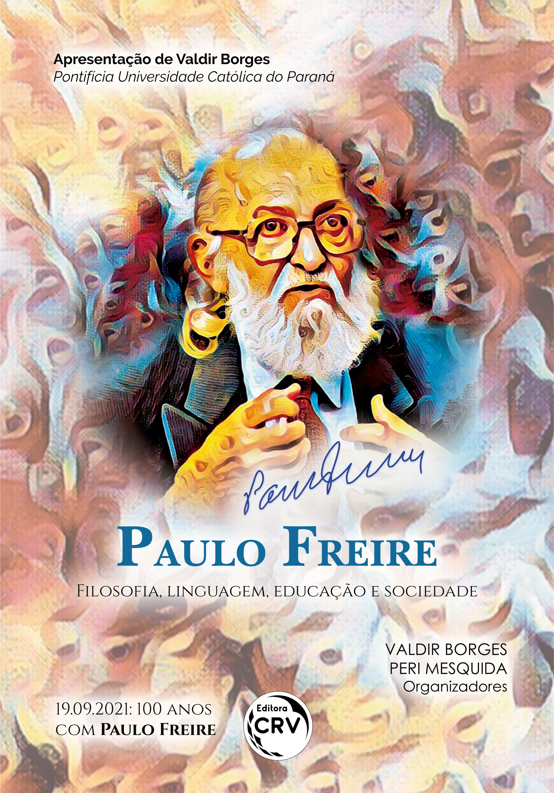 Capa do livro: Paulo Freire:<br> filosofia, linguagem, educação e sociedade