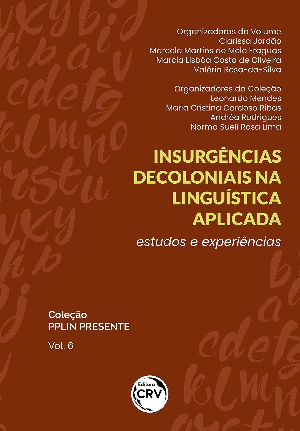 Capa do livro: Insurgências decoloniais na linguística aplicada:<br> Estudos e experiências
