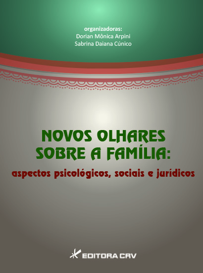 Capa do livro: NOVOS OLHARES SOBRE A FAMÍLIA: aspectos psicológicos, sociais e jurídicos