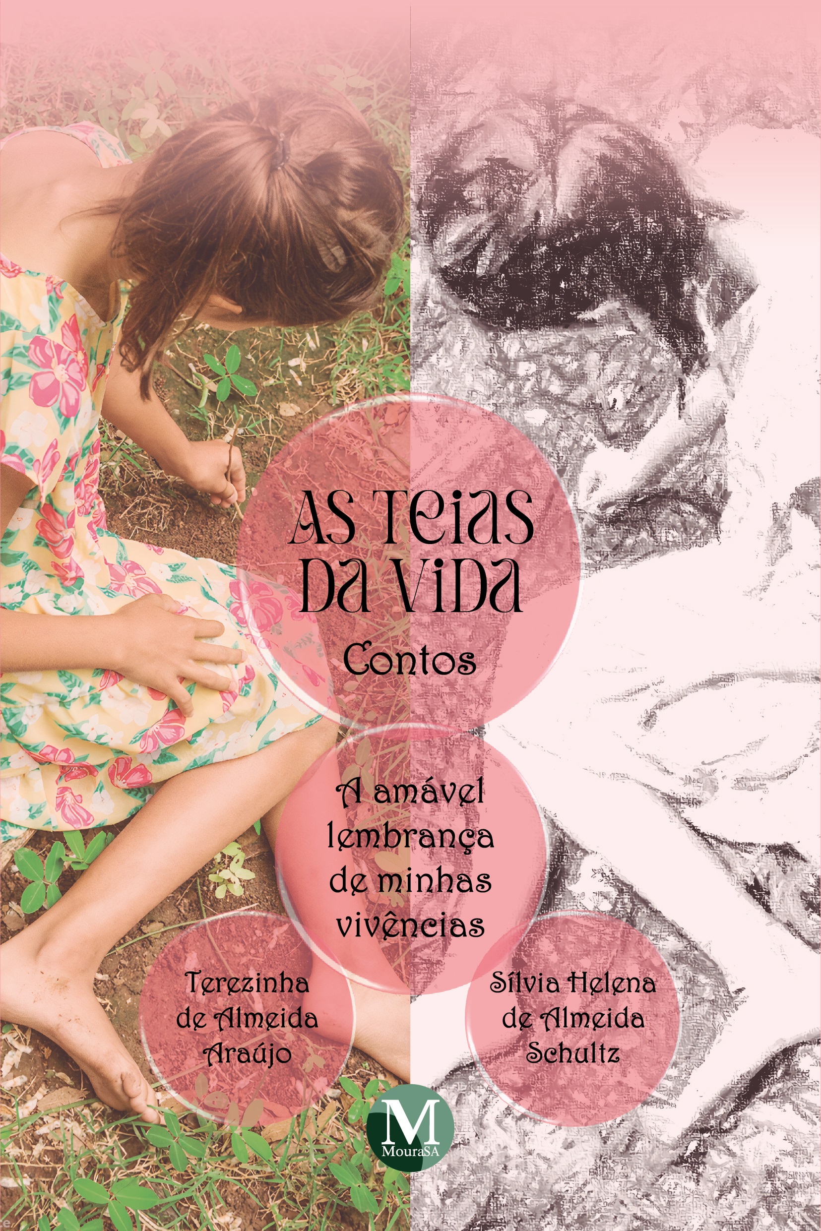 Capa do livro: AS TEIAS DA VIDA – CONTOS <br>A amável lembrança de minhas vivências