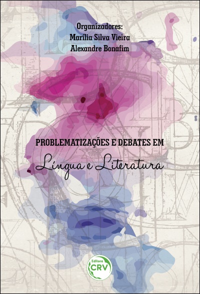 Capa do livro: PROBLEMATIZAÇÕES E DEBATES EM LÍNGUA E LITERATURA