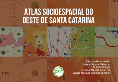 Capa do livro: ATLAS SOCIOESPACIAL DO OESTE DE SANTA CATARINA