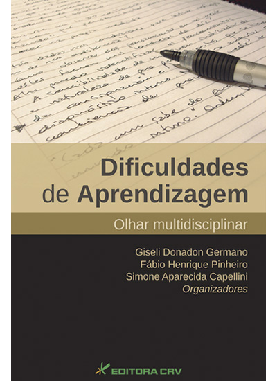 Capa do livro: DIFICULDADES DE APRENDIZAGEM:<br>olhar multidisciplinar