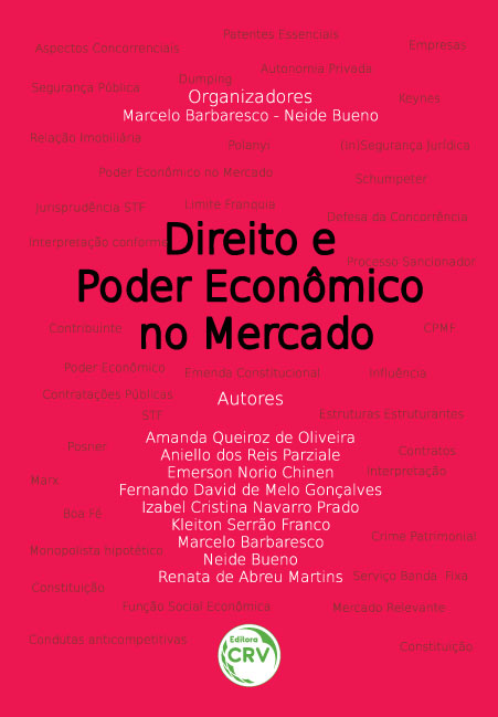 Capa do livro: DIREITO E PODER ECONÔMICO NO MERCADO