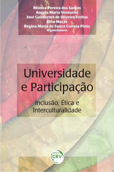 Capa do livro: UNIVERSIDADE E PARTICIPAÇÃO:<br> inclusão, ética e interculturalidade