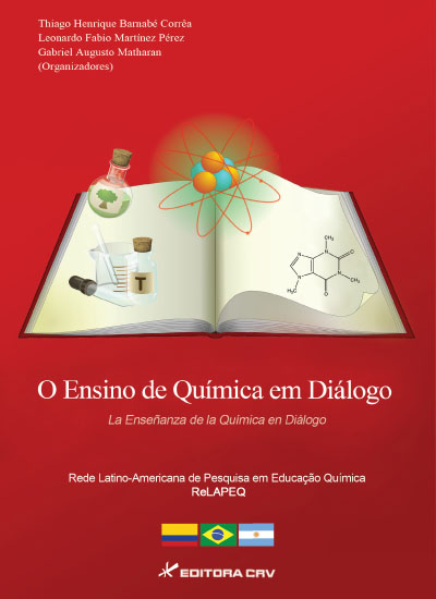 Capa do livro: O ENSINO DE QUÍMICA EM DIÁLOGO <br> 