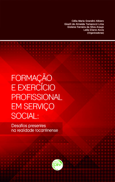 Capa do livro: FORMAÇÃO E EXERCÍCIO PROFISSIONAL EM SERVIÇO SOCIAL:<br> desafios presentes na realidade tocantinense