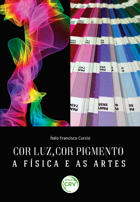 Capa do livro: COR LUZ, COR PIGMENTO – A FÍSICA E AS ARTES
