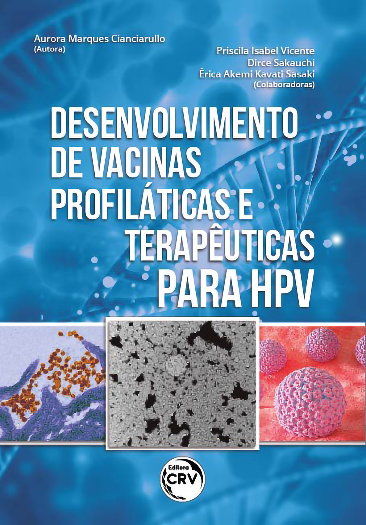Capa do livro: DESENVOLVIMENTO DE VACINAS PROFILÁTICAS E TERAPÊUTICAS PARA HPV