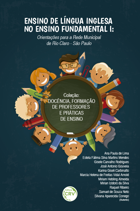 Capa do livro: ENSINO DE LÍNGUA INGLESA NO ENSINO FUNDAMENTAL I:<br>orientações para a rede municipal de Rio Claro - São Paulo