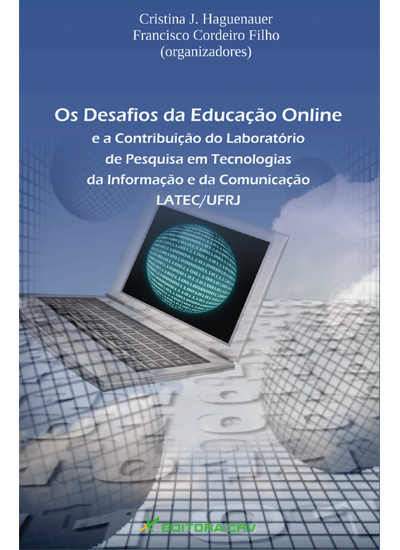 Capa do livro: OS DESAFIOS DA EDUCAÇÃO ONLINE E A CONTRIBUIÇÃO DO LABORATÓRIO DE PESQUISA EM TECNOLOGIAS DA INFORMAÇÃO E DA COMUNICAÇÃO LATEC/UFRJ  