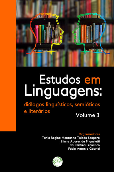 Capa do livro: ESTUDO EM LINGUAGENS:<br> diálogos linguísticos, semióticos e literários