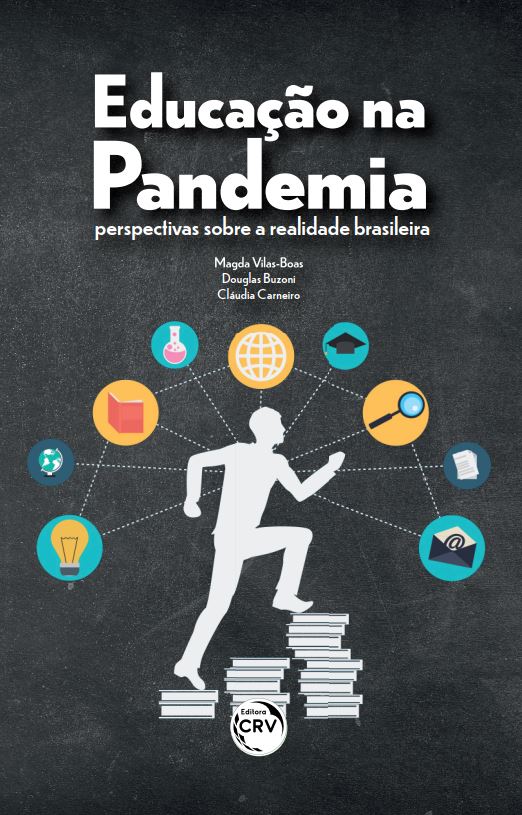 Capa do livro: EDUCAÇÃO NA PANDEMIA:<br> perspectivas sobre a realidade brasileira