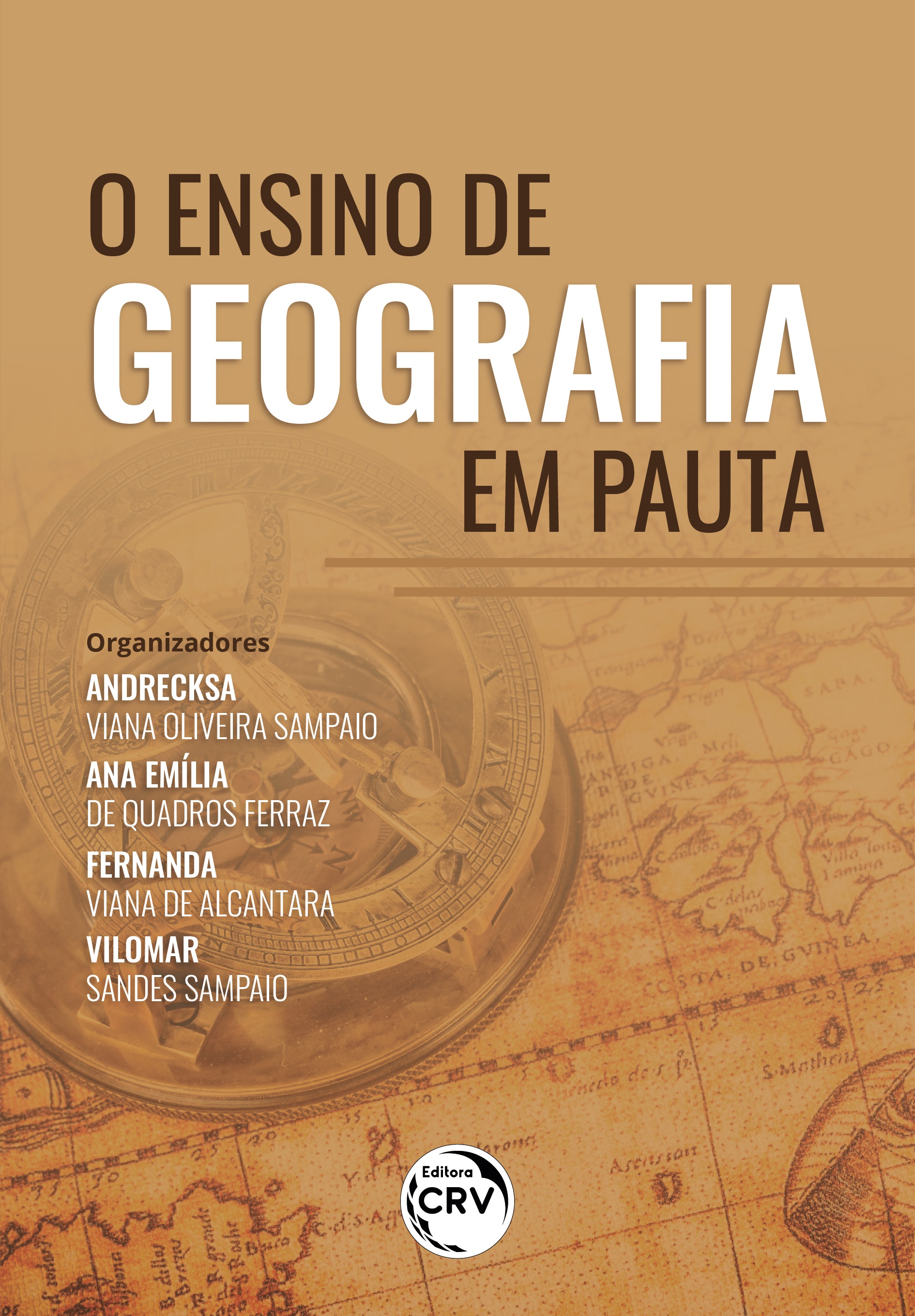 Capa do livro: O ENSINO DE GEOGRAFIA EM PAUTA