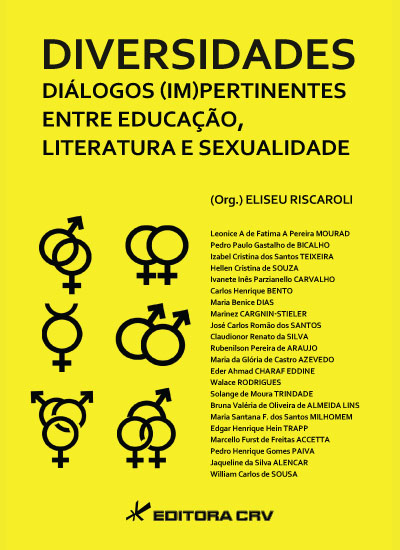 Capa do livro: DIVERSIDADES DIÁLOGOS (IM)PERTINENTES DE EDUCAÇÃO, LITERATURA E SEXUALIDADE