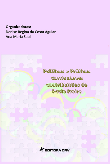 Capa do livro: POLÍTICAS E PRÁTICAS CURRICULARES:<BR> contribuições de paulo freire