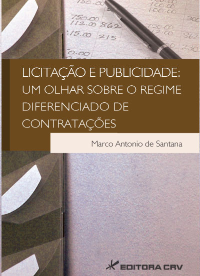 Capa do livro: LICITAÇÃO E PUBLICIDADE: um olhar sobre o regime diferenciado de contratações