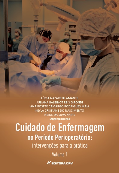 Capa do livro: CUIDADO DE ENFERMAGEM NO PERÍODO PERIOPERATÓRIO:<br>intervenções para a prática<br>Volume 1