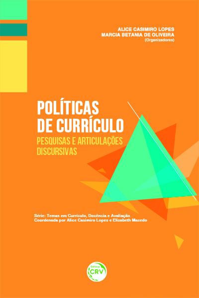 Capa do livro: POLÍTICAS DE CURRÍCULO: <br>pesquisas e articulações discursivas