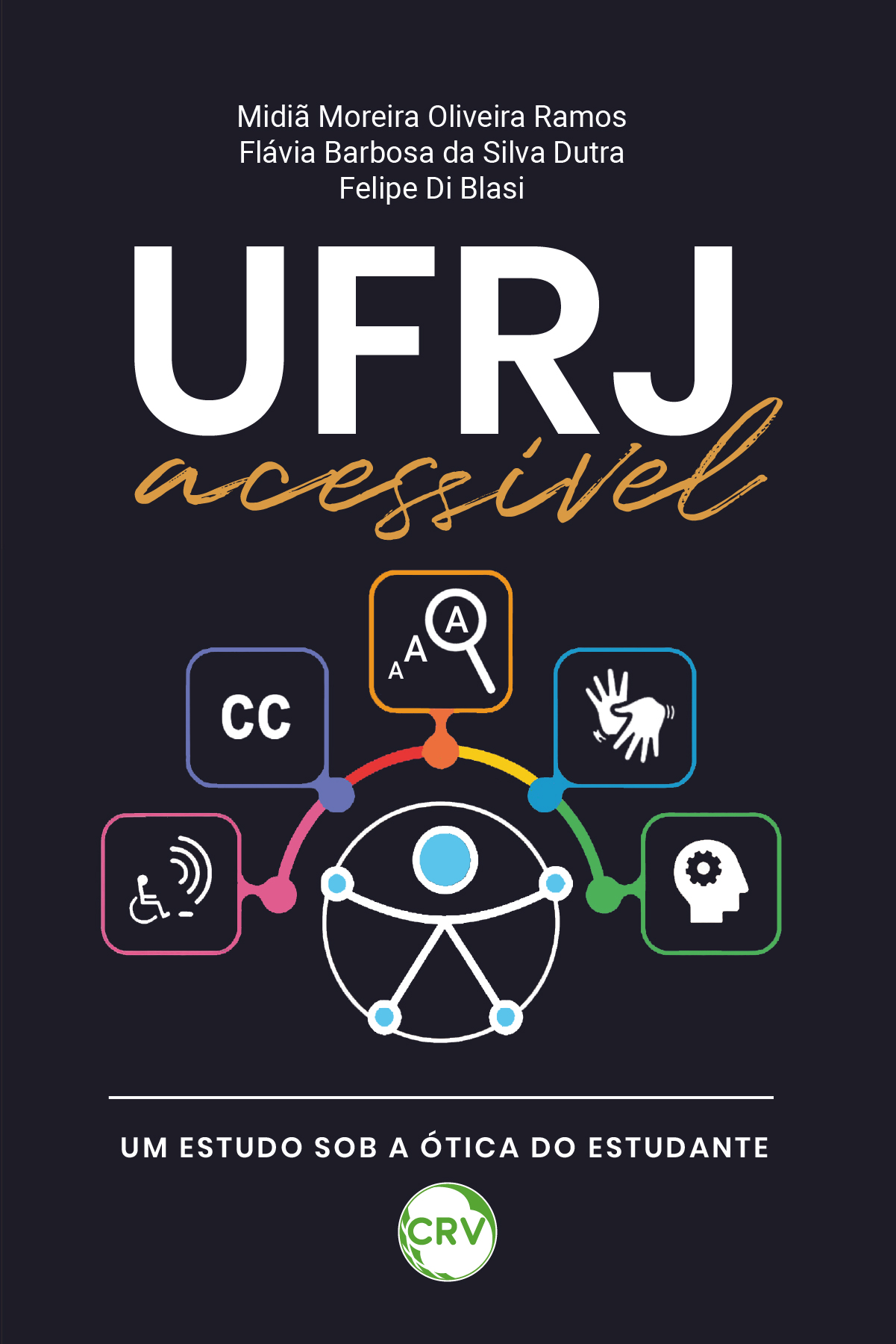 Capa do livro: UFRJ acessível: <BR>Um estudo sob a ótica do estudante