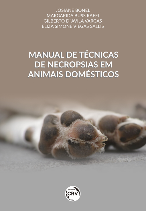 Capa do livro: MANUAL DE TÉCNICAS DE NECROPSIAS EM ANIMAIS DOMÉSTICOS